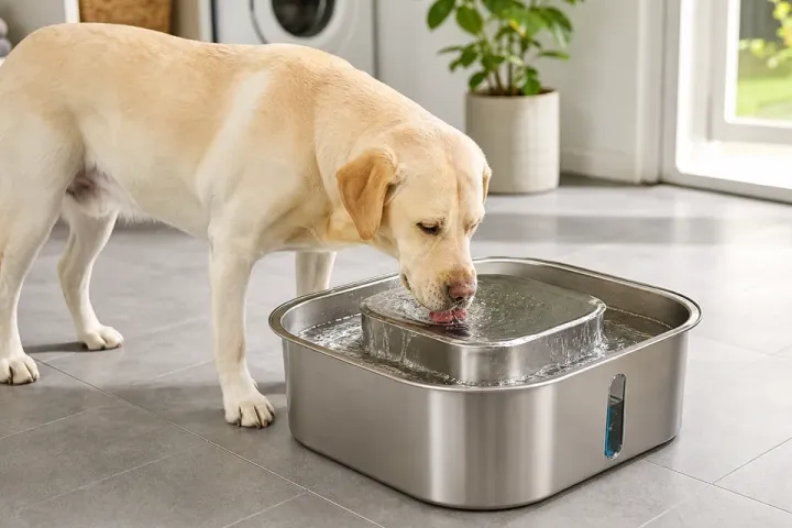 Beste Trinkbrunnen für Hunde – redaktionelles Vergleichsbild