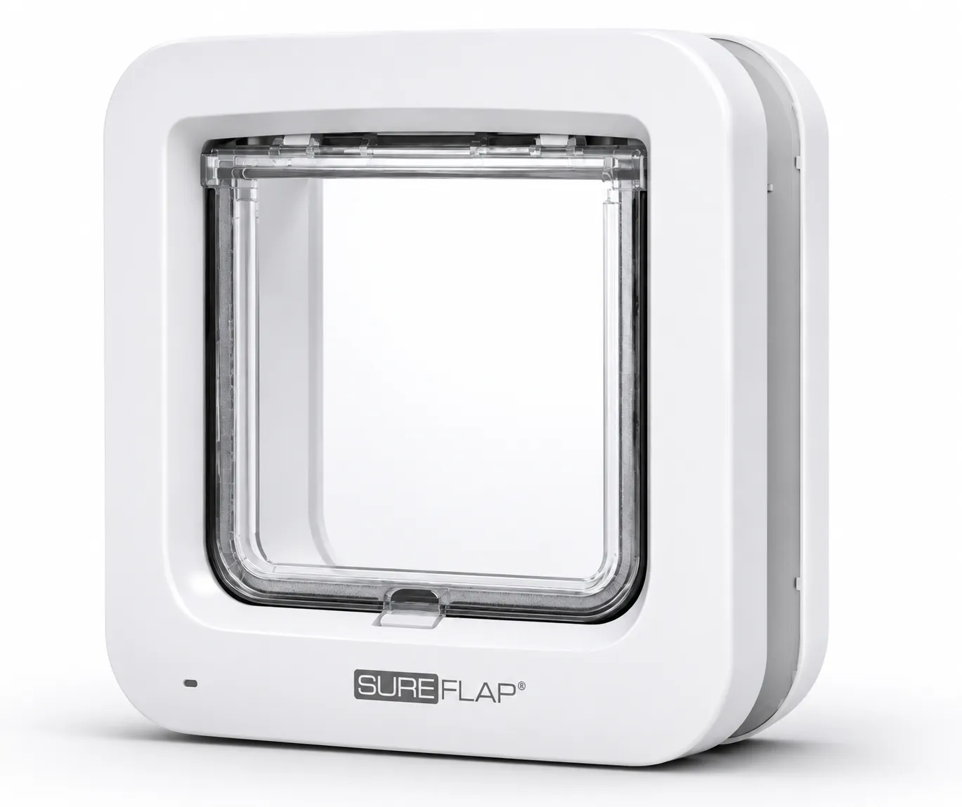 Frontansicht der SureFlap Mikrochip Katzenklappe Connect