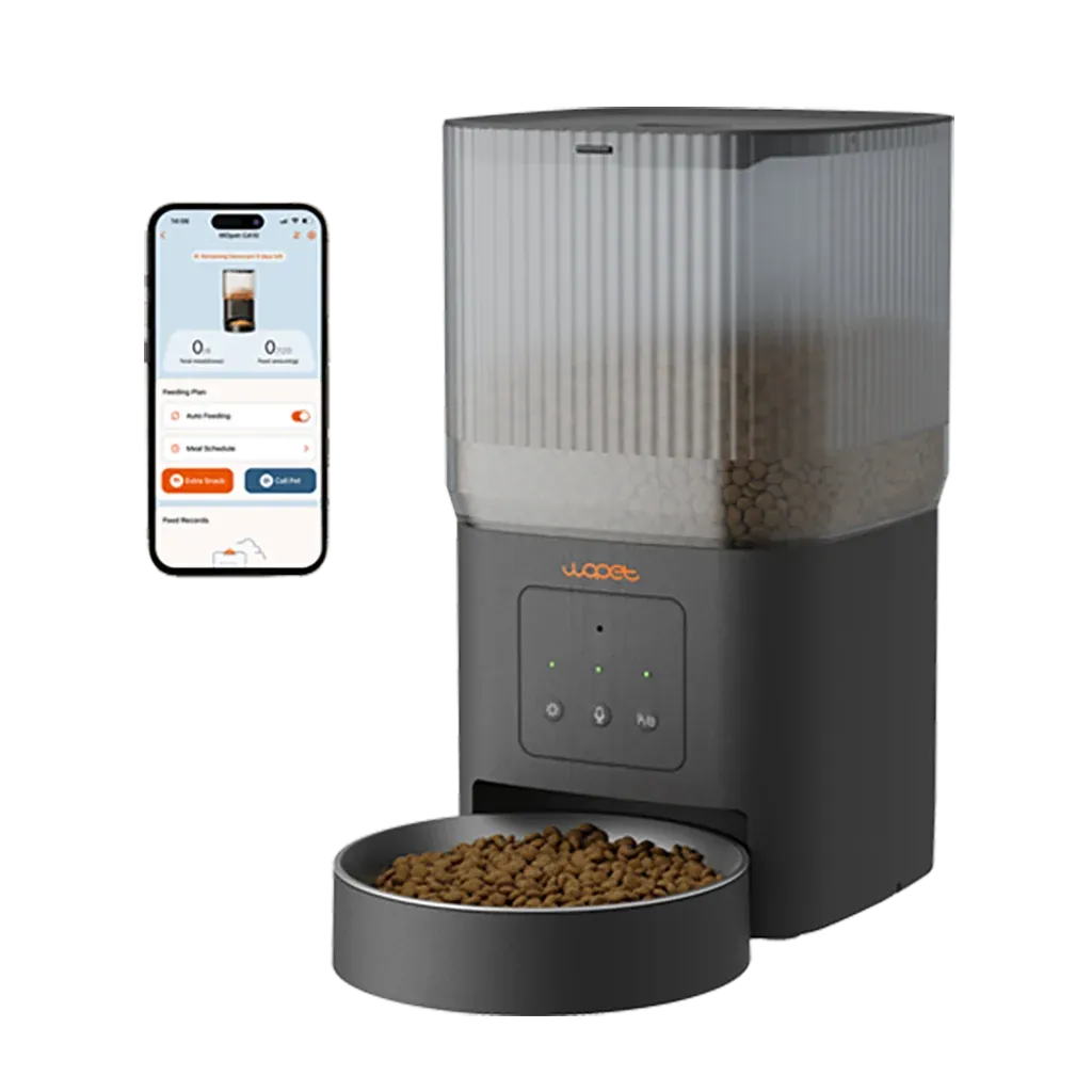 WOPET Cube Air WiFi Pet Feeder CA10 in redaktioneller Produktdarstellung