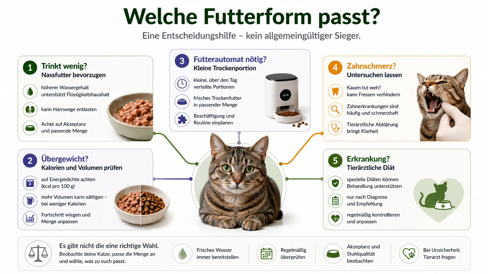 Entscheidungshilfe nach Alltag und Gesundheitslage