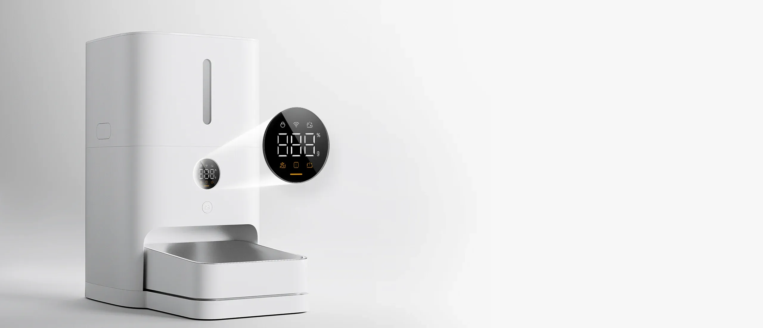 Futterbehälter und Dichtung des Xiaomi Smart Pet Food Feeder 2