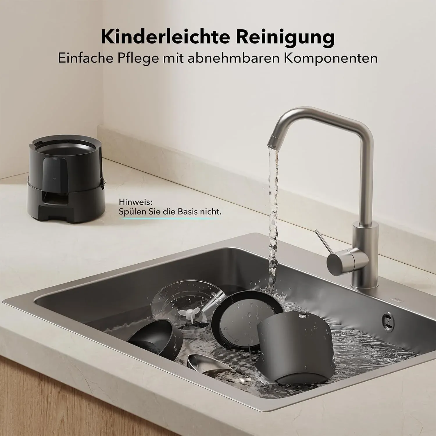 PETLIBRO Air WiFi Feeder an einem Futterplatz für eine Katze