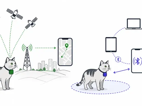 Vergleich zwischen Mobilfunk-GPS-Tracker und Bluetooth-Tag