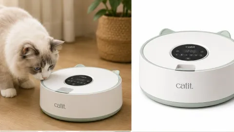 Catit PIXI Smart 6-Meal Feeder mit rundem Sechs-Fächer-Einsatz