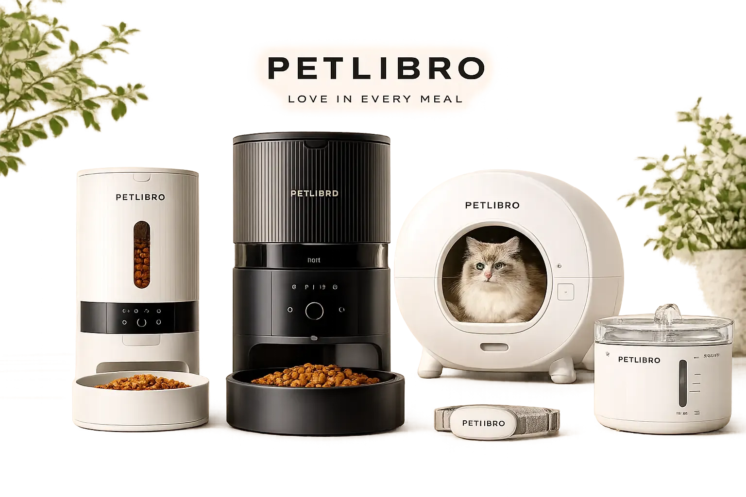 PETLIBRO Futterautomat in einem modernen Zuhause