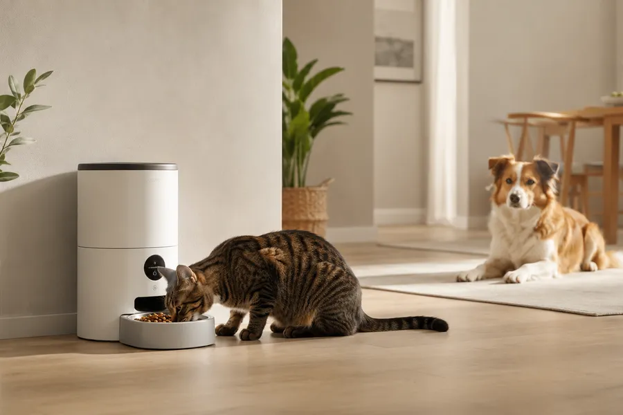 Smarte Futterautomaten für Hunde und Katzen im Vergleich.