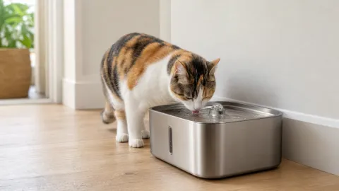 oneisall 3,5L Cordless Fountain in redaktioneller Produktvisualisierung