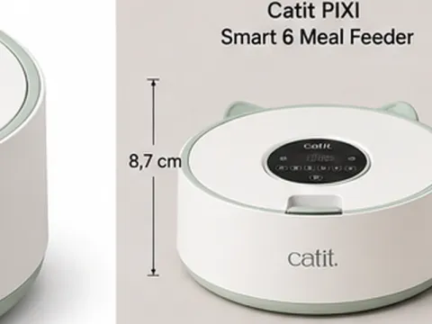 Catit PIXI Smart 6-Meal Feeder in kompakter Produktansicht
