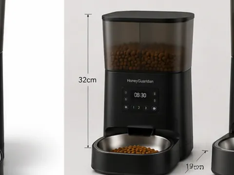 HoneyGuardian Smart Pet Feeder S305D als kompakte Produktansicht
